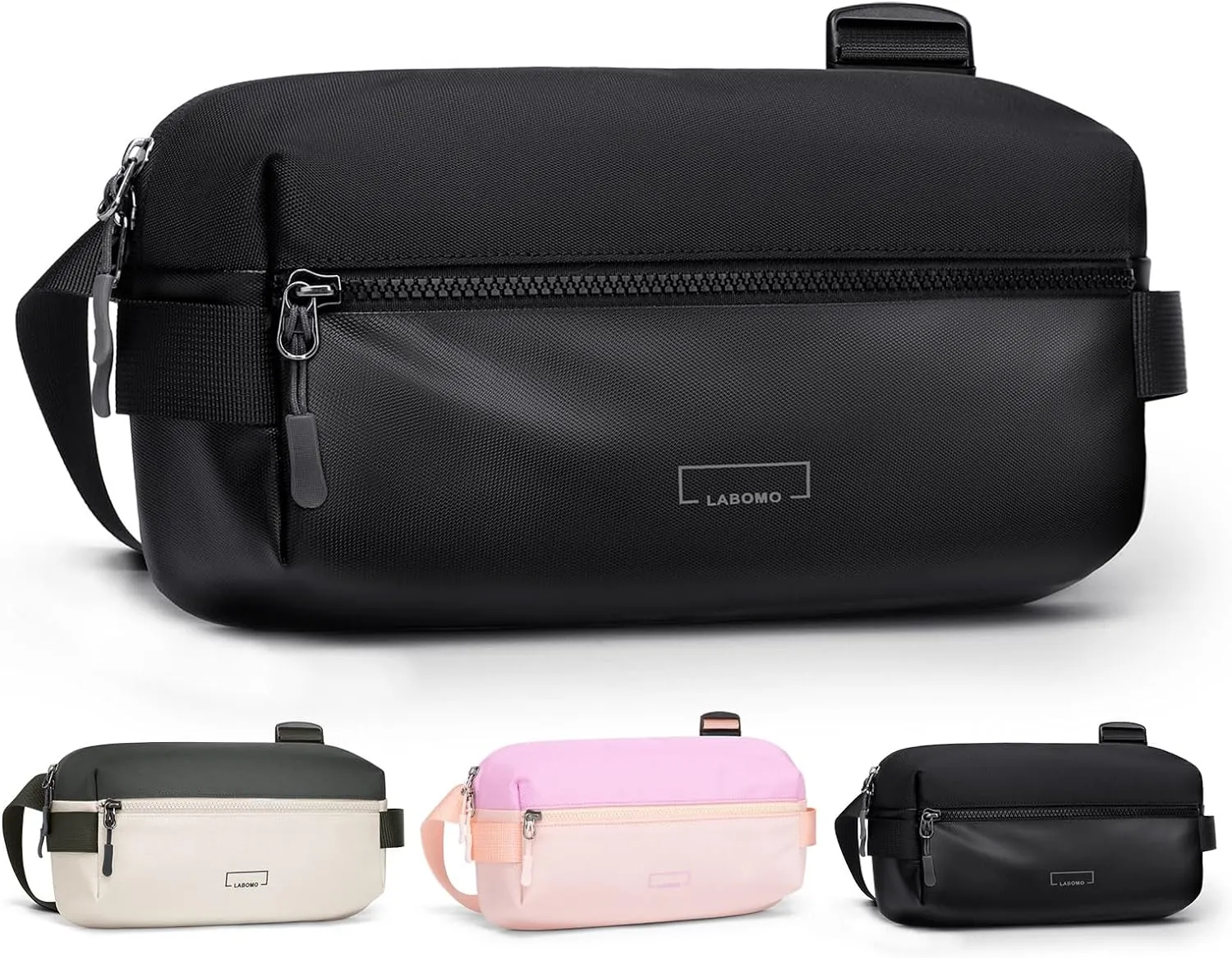 Fanny Pack Crossbody Bag for Women and Men, Waterproof Sling Bag with Adjustable Strap, Fashion Waist Pack for Traveling Hiking 2024