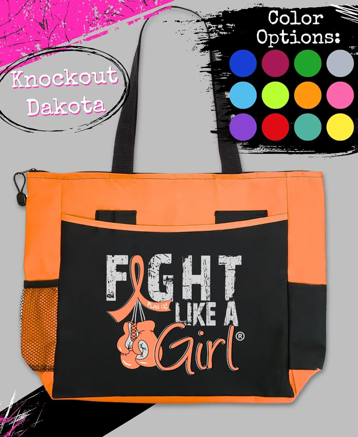 Fight Like a Girl Knockout Dakota 5-Pocket Tote Bag