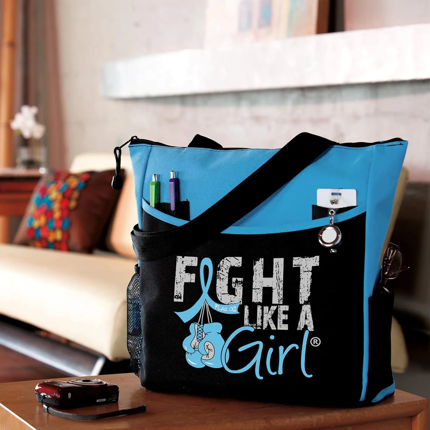 Fight Like a Girl Knockout Dakota 5-Pocket Tote Bag