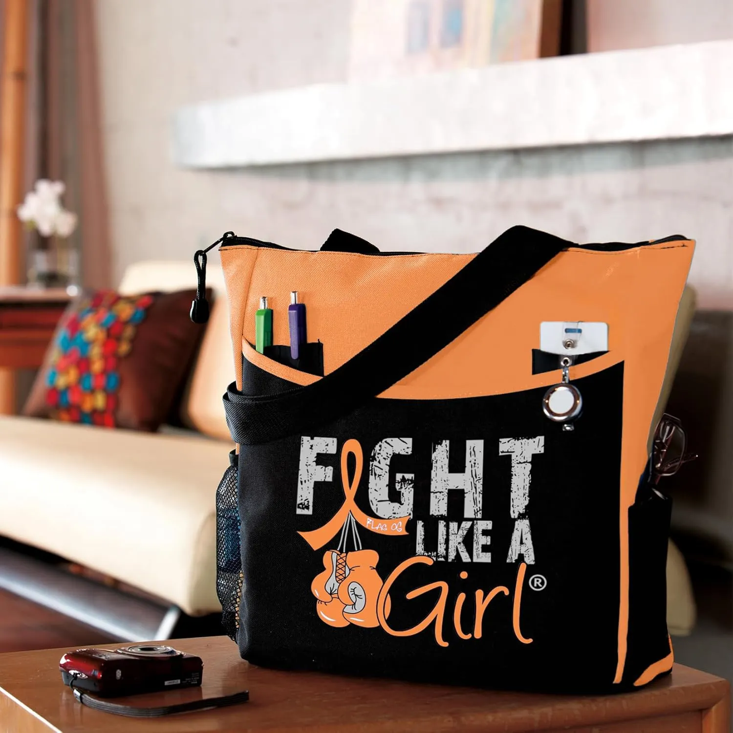 Fight Like a Girl Knockout Dakota 5-Pocket Tote Bag