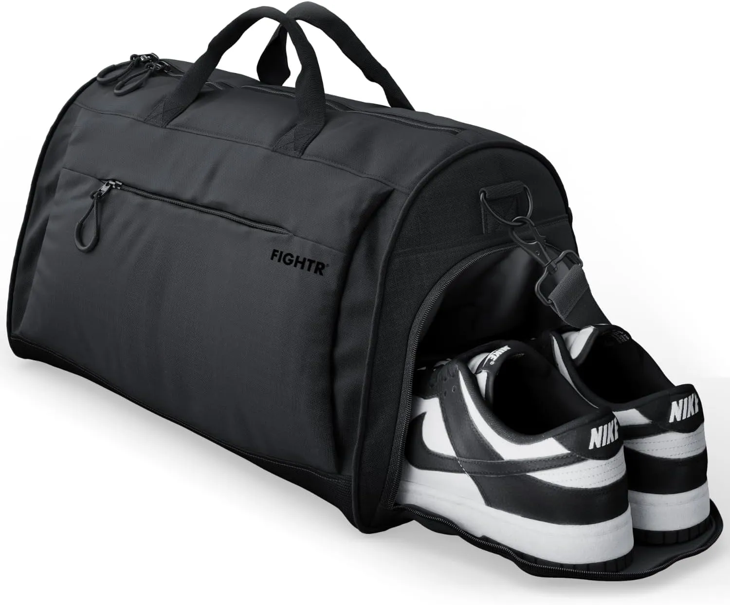 FIGHTR® Sports bag & travel Duffel bag for men and women - with shoe compartment & wet compartment - bag for sports, fitness & travel - training bag, gym bag, martial arts bag