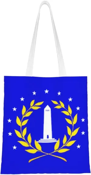 Flag Of St. Bernard Parish, Louisiana Tote Bag for Women Canvas Shopping Bags Reusable Beach Bag Grocery Bags Tote Shoulder Bag Gift Bags