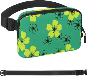 Flower-1726 Crossbody Fanny Pack for Men&Women,Belt Bag for Travel Casual Walking Running Hiking Cycling
