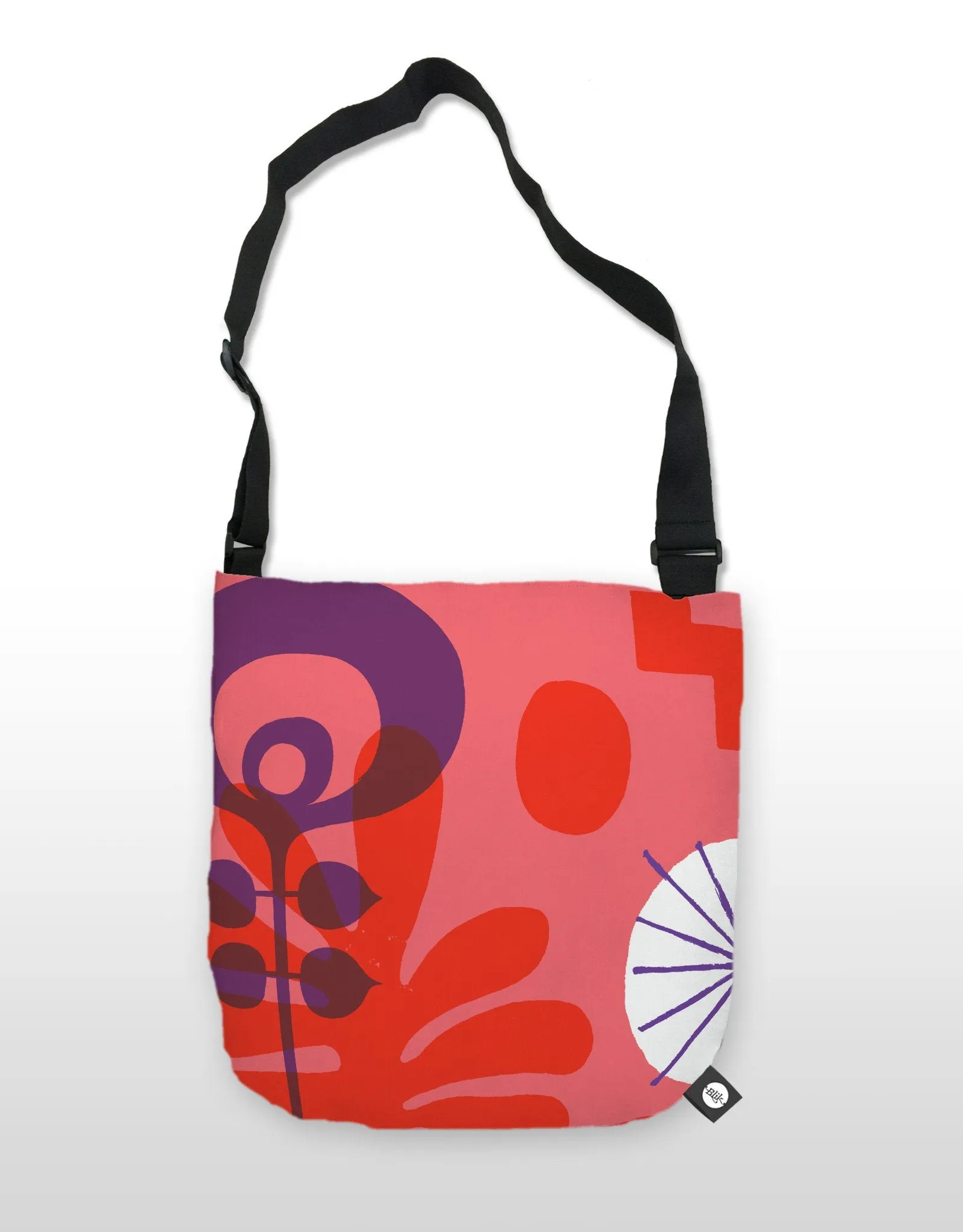 Flower Tote Recommended Reliable Red NCC