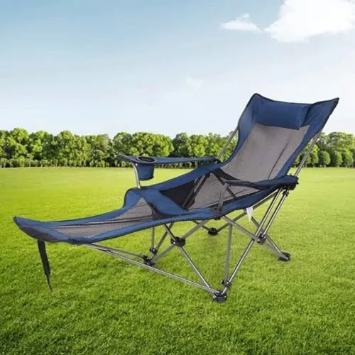 Folding Camping Chair Portable Backpack Fishing Chair Leisure Stool Beach Leisure Chair Sports Chair(Color:Orange Mesh)