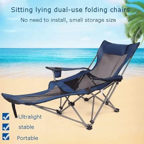 Folding Camping Chair Portable Backpack Fishing Chair Leisure Stool Beach Leisure Chair Sports Chair(Color:Orange Mesh)