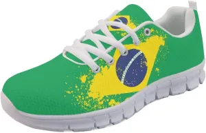 Forchrinse Green Galaxy Starry Space Nebula Running Shoes for Men Women,Lightweight Sports Gym Jogging Athletic Shoes