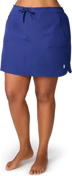Free Country Women's Plus Size Beach and Beyond Skort