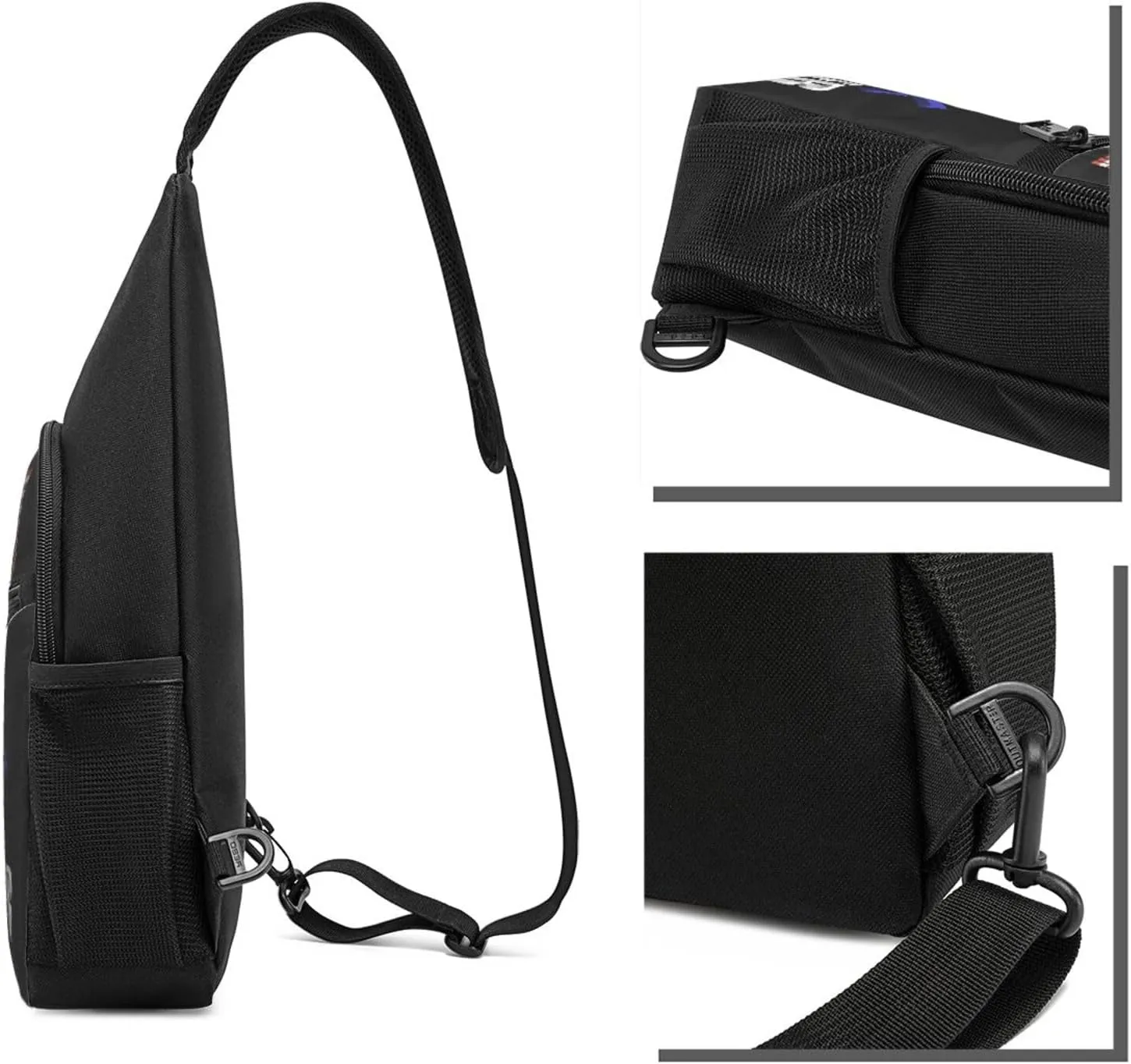 Fuck Prostate Cancer，Fashion One-Shoulder Bag，Anti-Theft Crossbody Shoulder Chest Bag