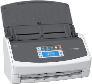 Fujitsu ScanSnap iX1500 Color Duplex Document Scanner with Touch Screen for Mac or PC, White (2018 Release)