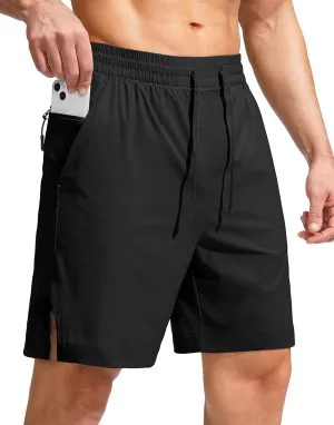 G Gradual Men's Swim Trunks Quick Dry Bathing Suit Beach Board Shorts for Men with Zipper Pockets and Mesh Lining