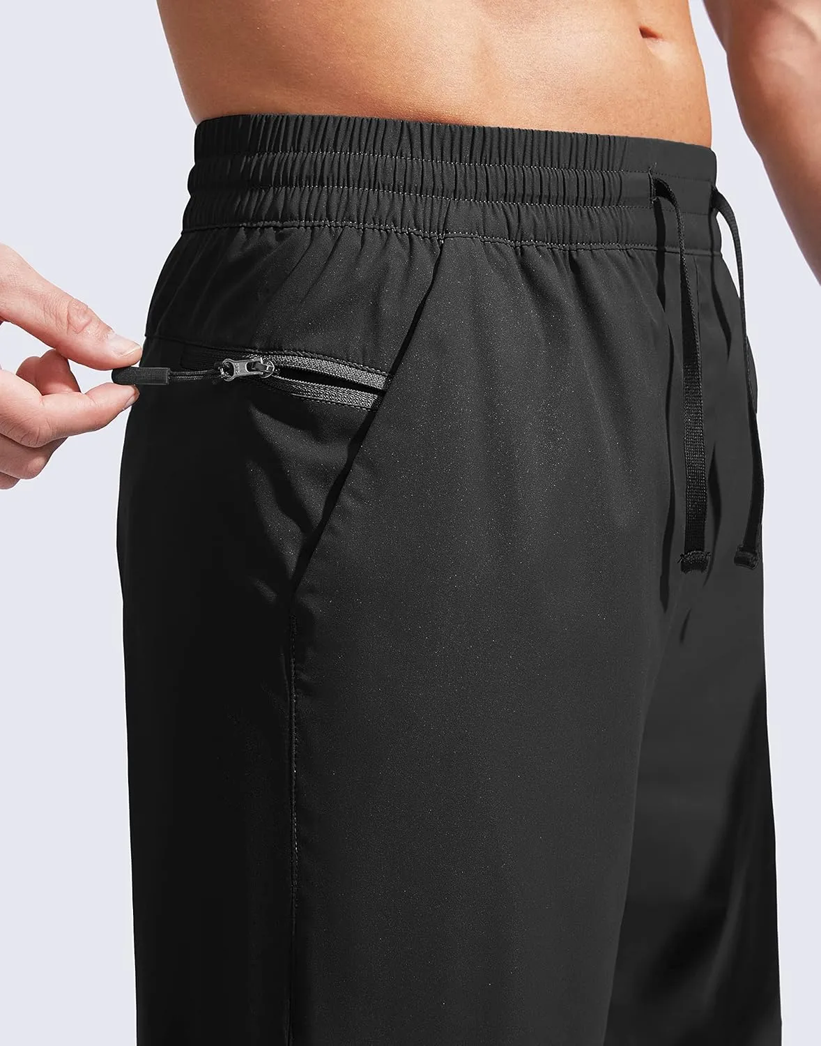 G Gradual Men's Swim Trunks Quick Dry Bathing Suit Beach Board Shorts for Men with Zipper Pockets and Mesh Lining