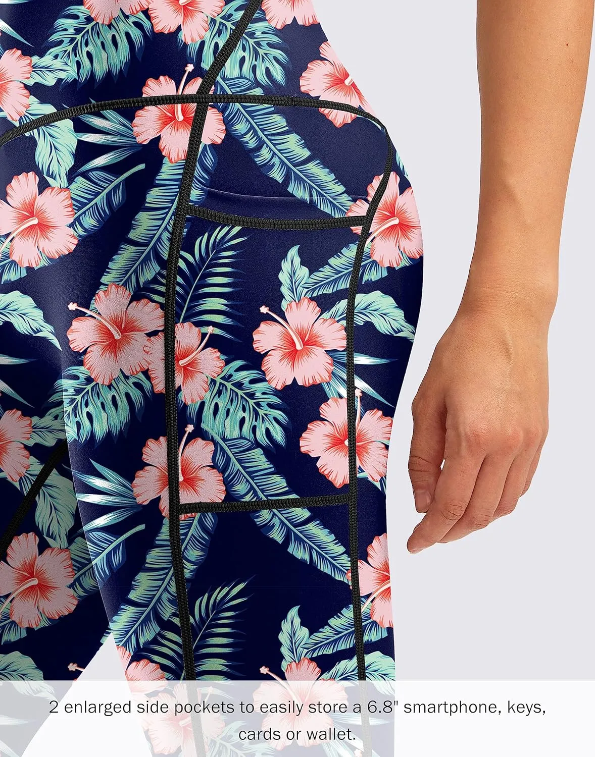 G Gradual Women's 9" High Waisted Swim Board Shorts Tummy Control Swimsuit Bottoms for Women with Liner Pockets