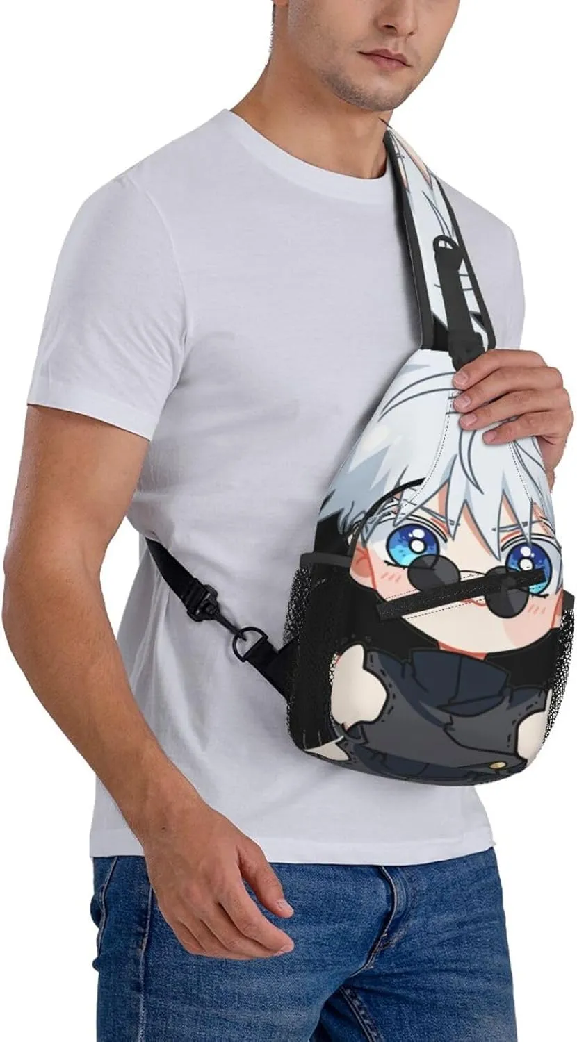 G-ojo Satoru Crossbody Bag Sling Shoulder Backpack for Outdoor Travel,Sports,Camping,Hiking,Shoulder Bags