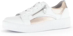 Gabor Women's Low-Top Trainers, Women's Low Shoes, White 21, 7.5 Women
