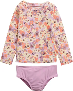 GAP Girls' Rashguard Swim Two Piece Set