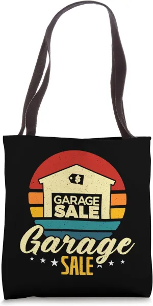 Garage Sale Retro Loves Thrift Store Yard Sale Garage Sales Tote Bag