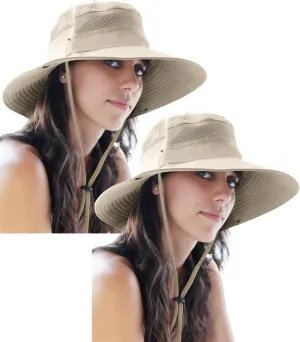 GearTOP Safari Sun Hat for Men and Sun Hats for Women UV Protection UPF 50  Hiking, Gardening, Fishing