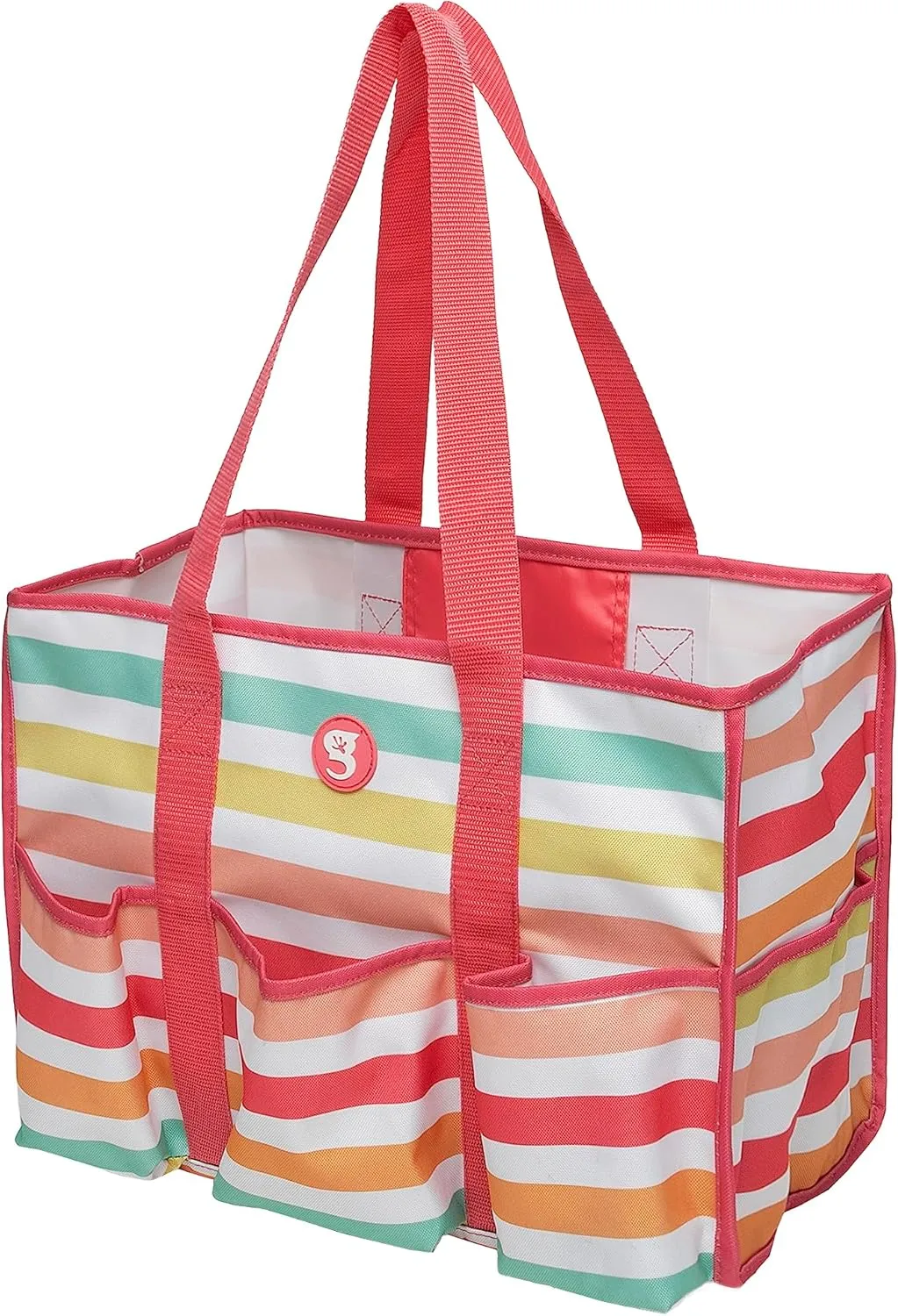geckobrands 8 Pocket Tote - Utility Travel Swimming Pool Tote Duffle Bag for Gym, Shopping, and Everyday Use