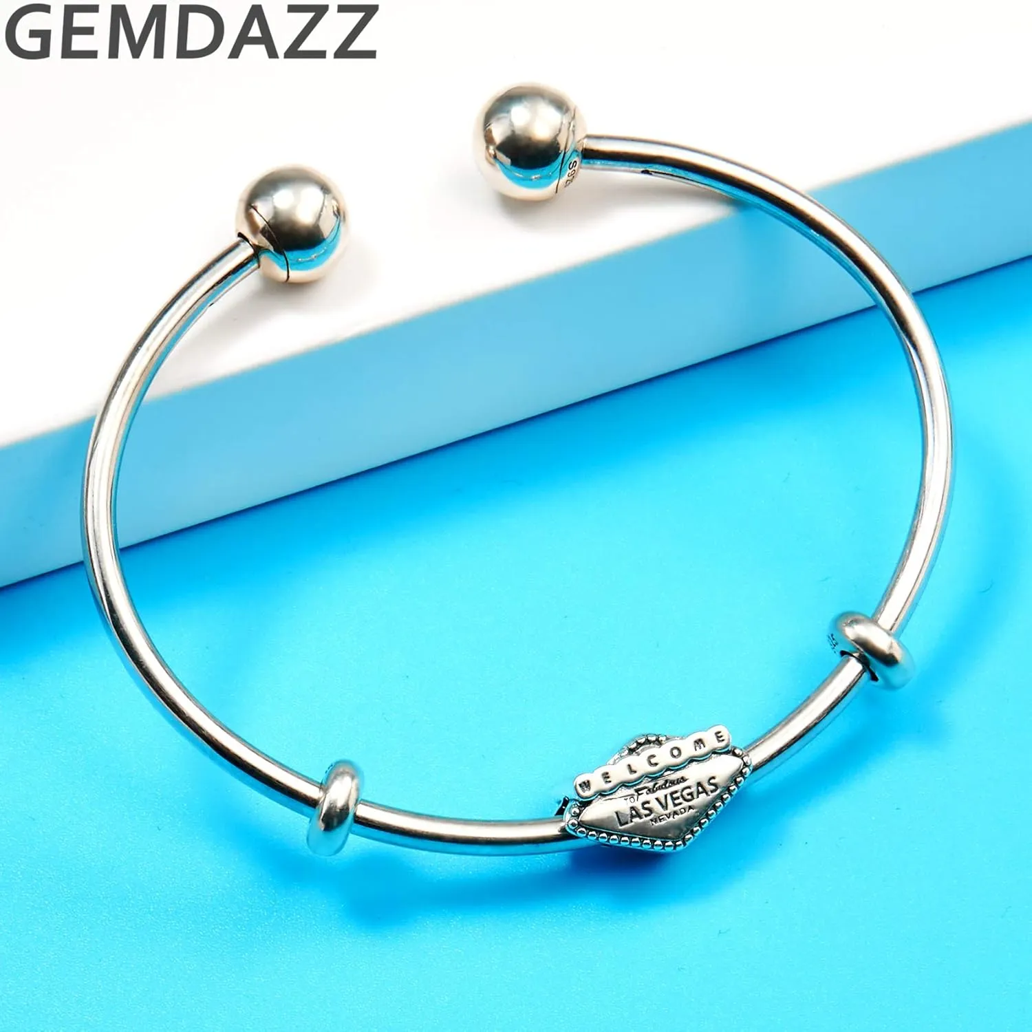 GEMDAZZ Silver Travel Charm Hobby Charm for Women Bracelets 925 Sterling Silver Shopping Handbag, High Heel Shoe, Guitar Beads, Valentines for Lover/Friends/Mother/Musician