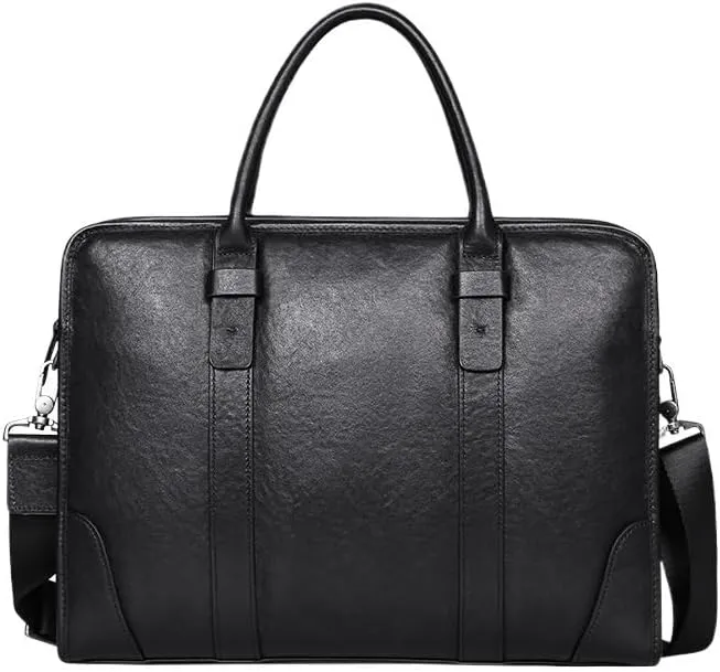 Genuine Leather Business Handbag Casual Men's Briefcase Office Workplace