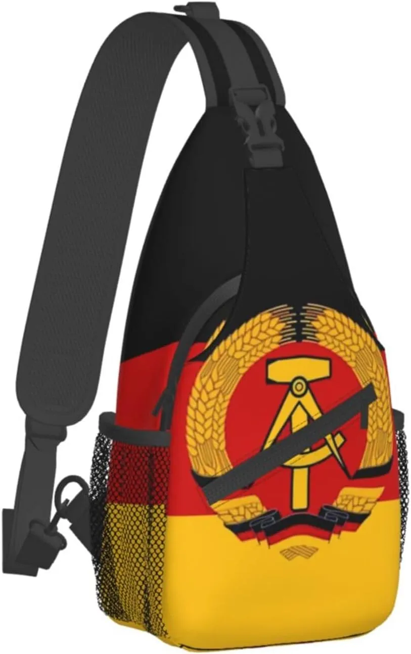 Germany Crossbody Bag German Shoulder Bag Backpack Germany Flag Sling Bag Chest Casual Daypack Bag