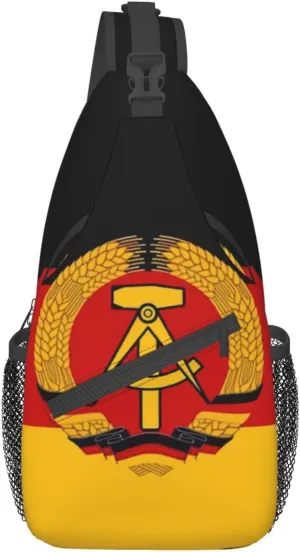 Germany Crossbody Bag German Shoulder Bag Backpack Germany Flag Sling Bag Chest Casual Daypack Bag