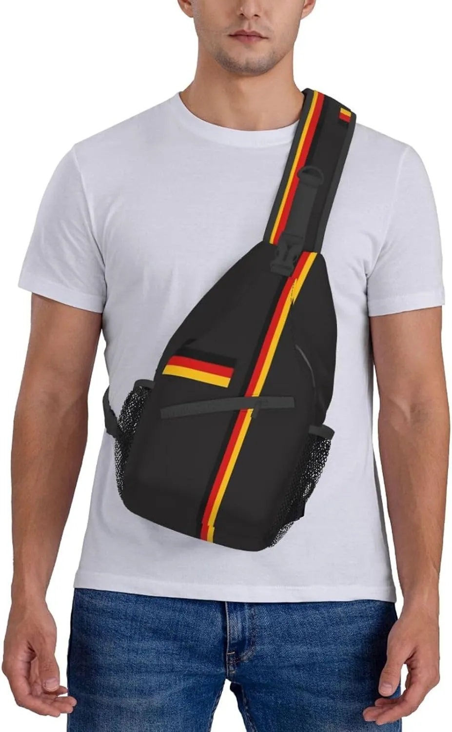 Germany Crossbody Bag German Shoulder Bag Backpack Germany Flag Sling Bag Chest Casual Daypack Bag
