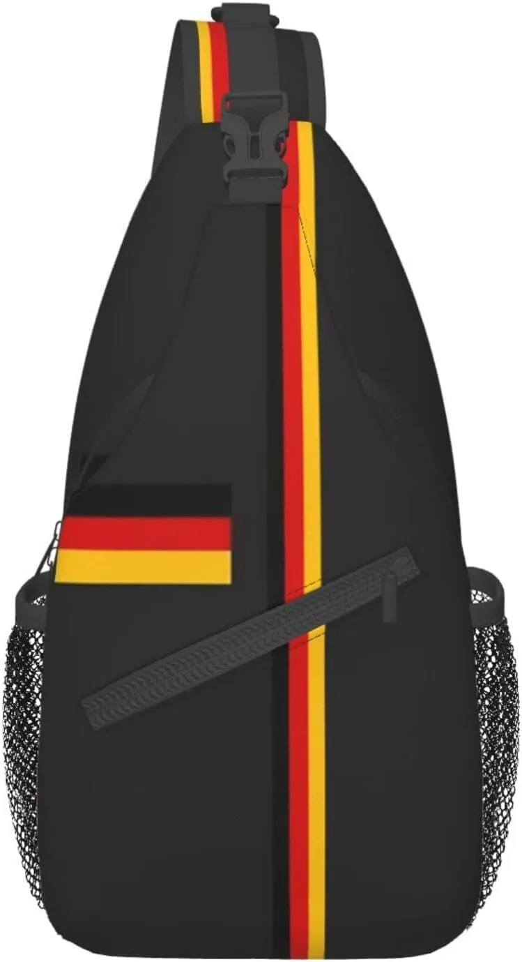 Germany Crossbody Bag German Shoulder Bag Backpack Germany Flag Sling Bag Chest Casual Daypack Bag