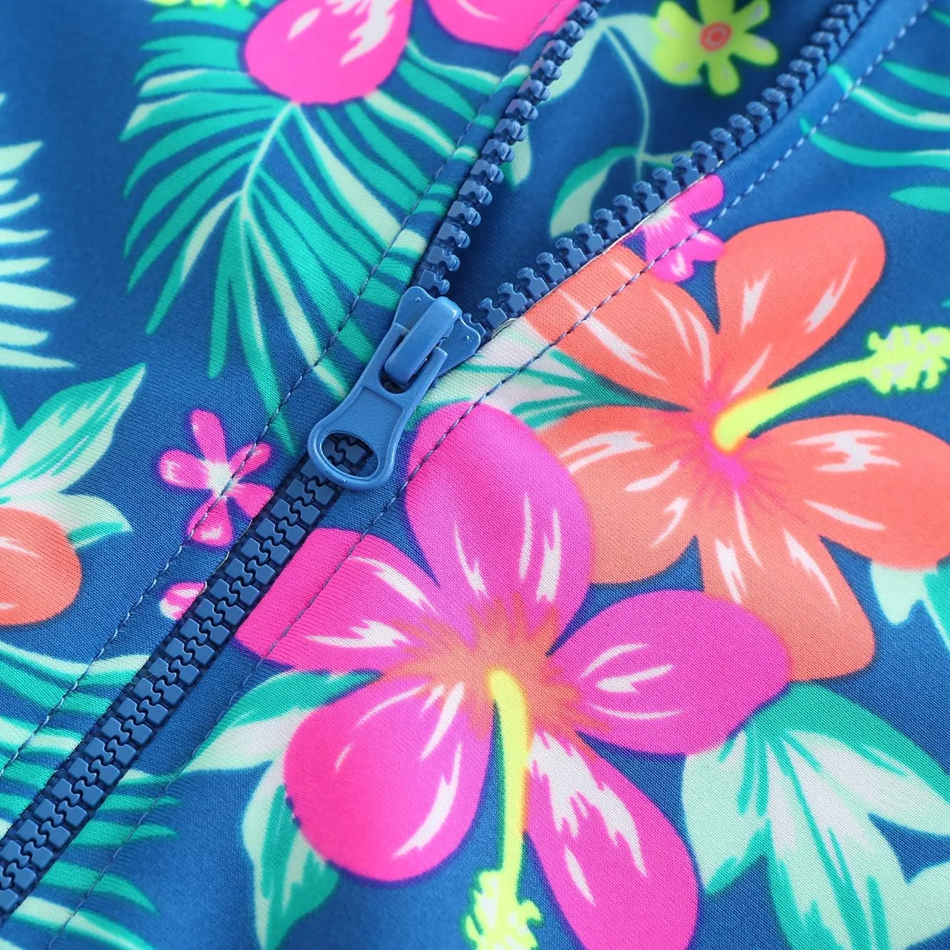 Girls One Piece Swimsuits Hawaiian Ruffle Swimwear Beach Bathing Suit