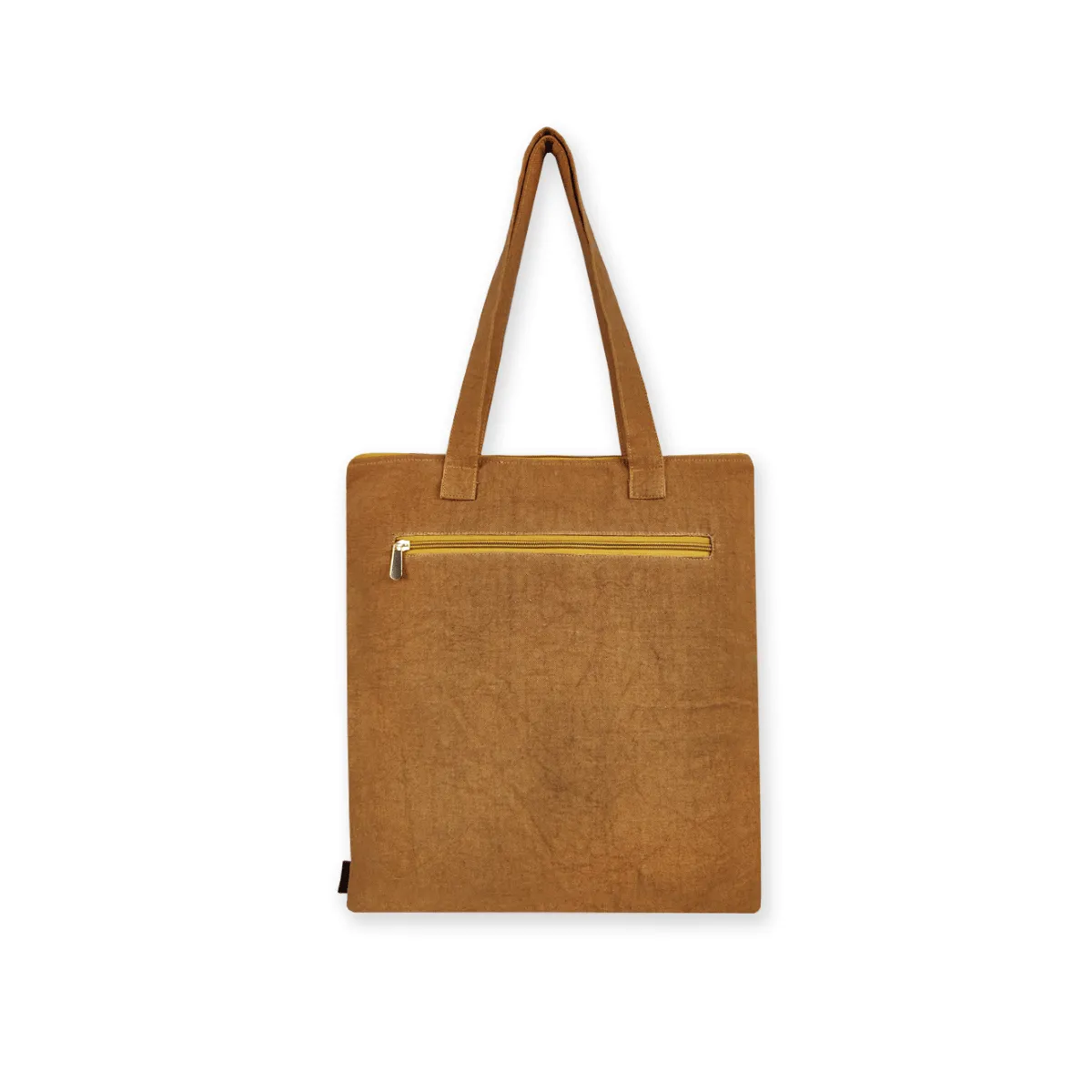 Gond Tote Bag- Mustard Bird