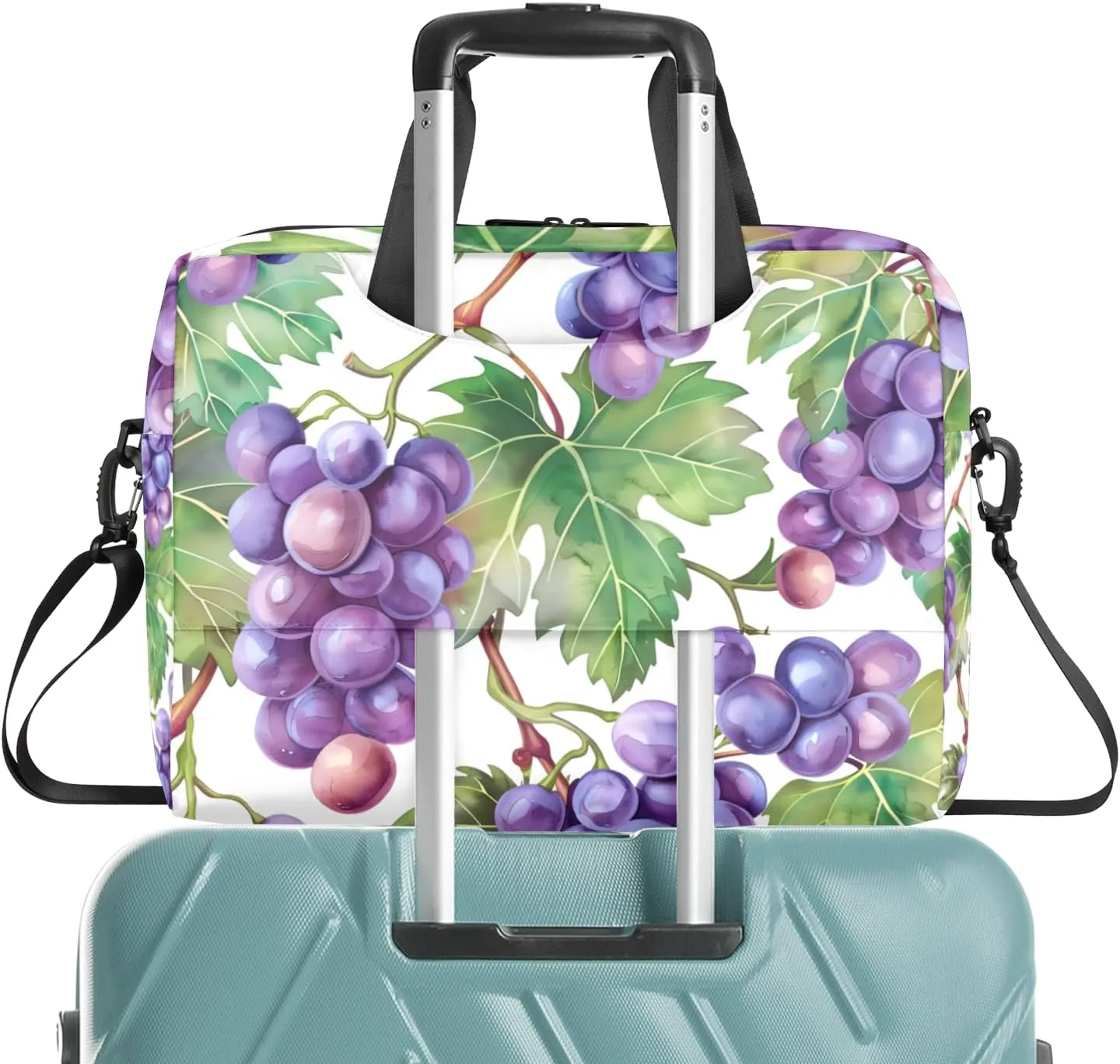 Grape Laptop Sleeve Case 14 15 15.6 inch, Grape Laptop Briefcase Shoulder Bag Waterproof Travel Computer Cover Carrying Bags