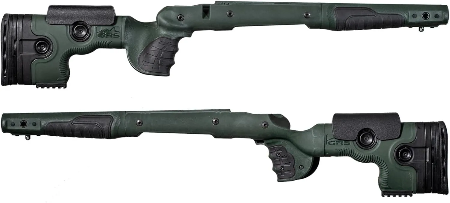 GRS Bifrost Adjustable and Lightweight Composite Rifle Stock. Rugged and Weatherproof. Compatible with (Select) Remington Models