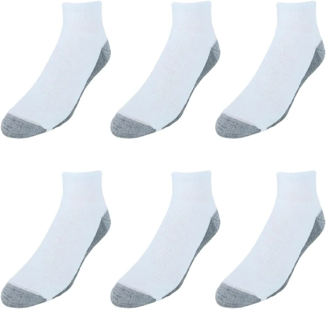 Hanes Men's Max Cushioned Ankle Socks, Multipacks