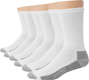 Hanes Men's Work Socks, 6-Pack