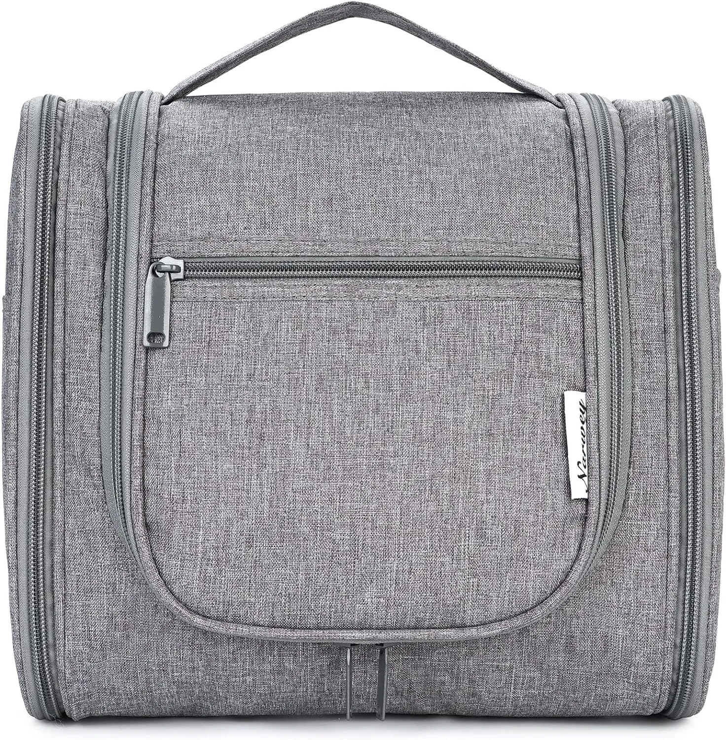 Hanging Toiletry Bag for Women Travel Makeup Bag Organizer Toiletries Bag Men for Cosmetics Essentials Accessories (Large, Grey)