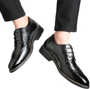 Hbeylia Mens Tuxedo Shoes Patent Leather Lace Up Formal Business Oxford Dress Shoes Classic Fashion Closed Pointed Toe Leather Tuxedo Oxford Wingtip Dress Shoes For Men Business Office Work Wedding