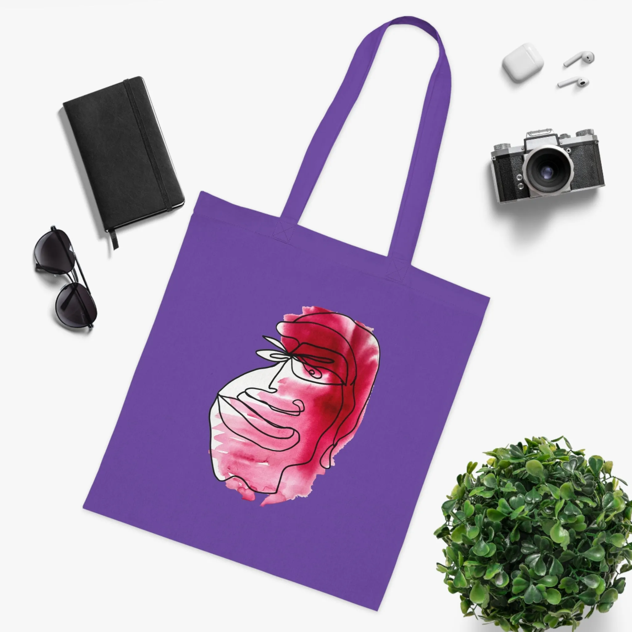 Heavy - Versatile 100% Cotton Tote: Vibrant Colors, Light & Practical