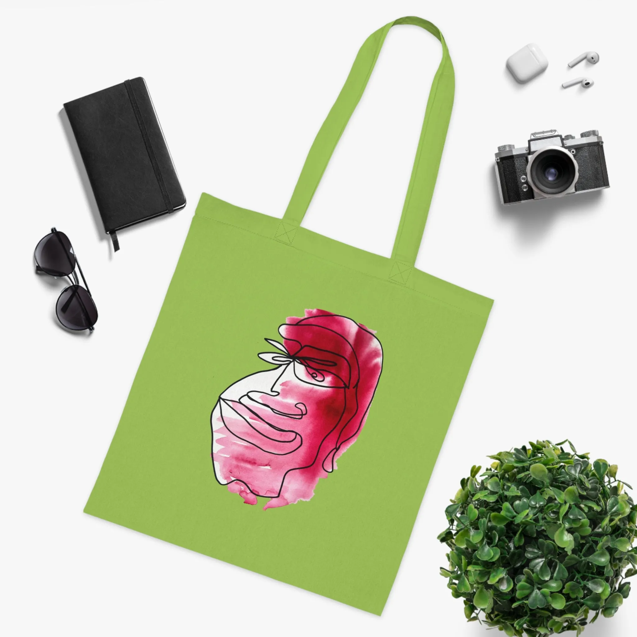 Heavy - Versatile 100% Cotton Tote: Vibrant Colors, Light & Practical