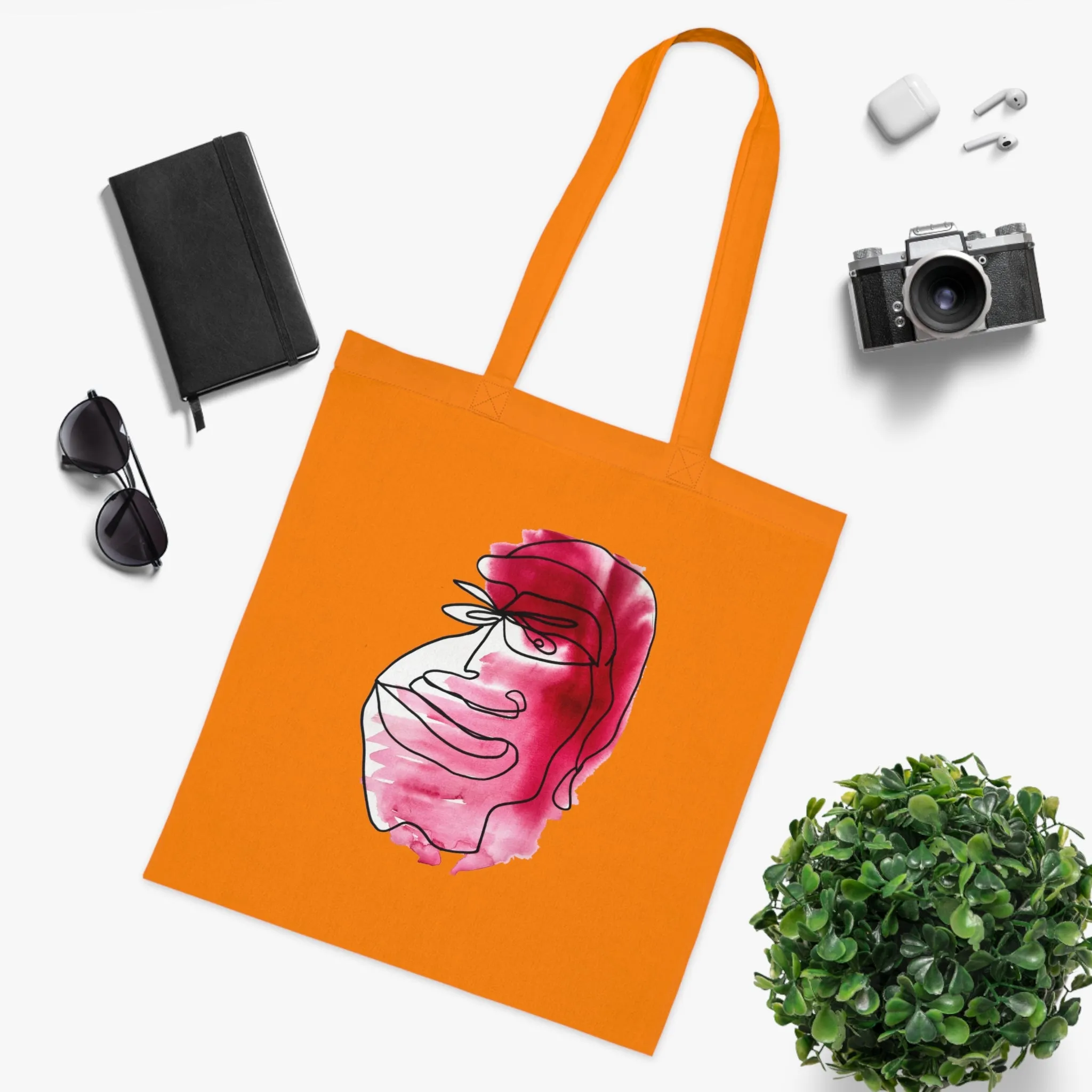 Heavy - Versatile 100% Cotton Tote: Vibrant Colors, Light & Practical