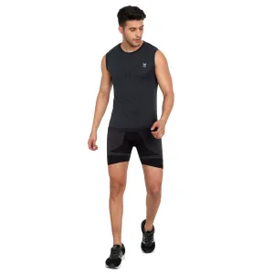 Heka Vest Mois-Tech Sweat Wicking & Dries Quick Training Vest - Black