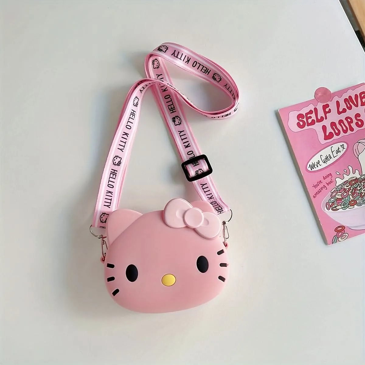 Hello Kitty Crossbody Bag for Girls - Lightweight