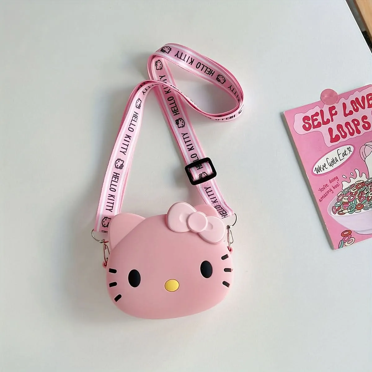 Hello Kitty Crossbody Bag for Girls - Lightweight