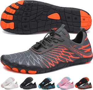 Hike Barefoot Shoes Womens Men,Unisex Barefoot Water Shoes Breathable, Anti-Slip Hiking Footwear for Athletic Wide Toe Shoe Footwear for Hiking, Walking, Running, Yoga, and Water Sports