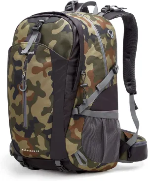 Hiking Backpack 40L Waterproof Hiking Daypack with Rain Cover, Outdoor Trekking Travel Backpacks for Men Women