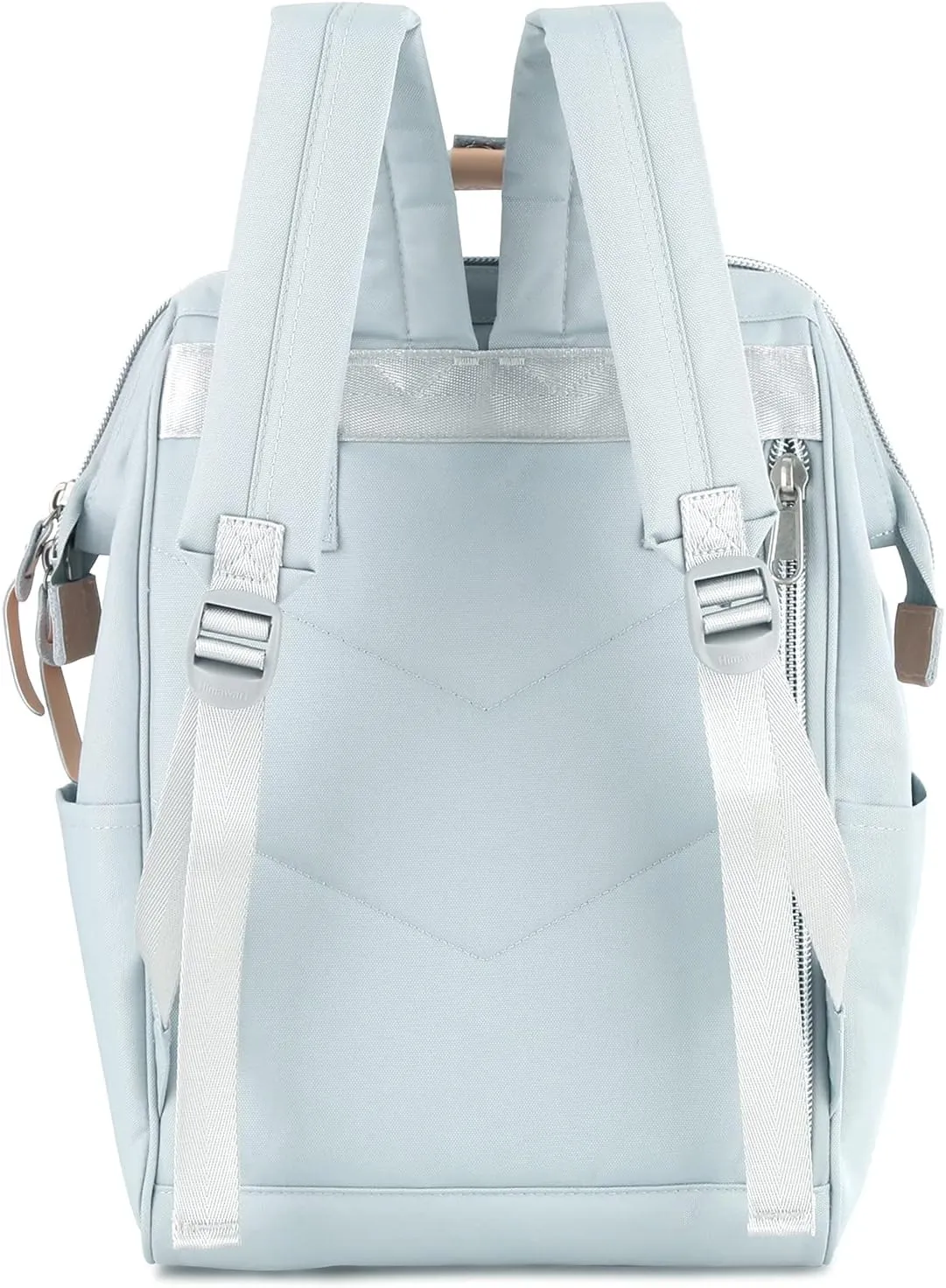 himawari Laptop Backpack for Women&Men Travel Business Backpack With USB Charging Port Large, Water Resistant College Bag Computer Bag Doctor Bag (1881-Light blue, Regular)