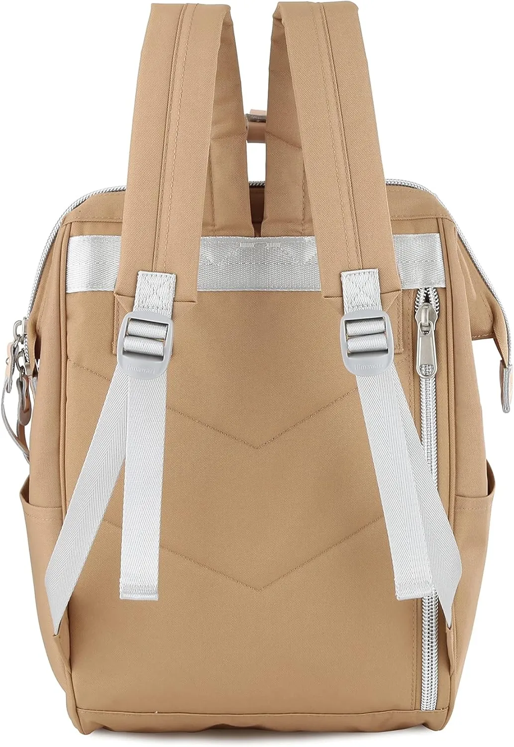 himawari Laptop Backpack for Women&Men Travel With USB Charging Port Large Business Bag Water Resistant College Computer Doctor (1881-Camel, Regular)