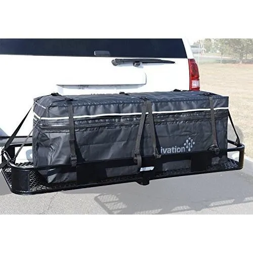 Hitch bag - 100 % Waterproof Expandable Hitch Tray Cargo carrier bag