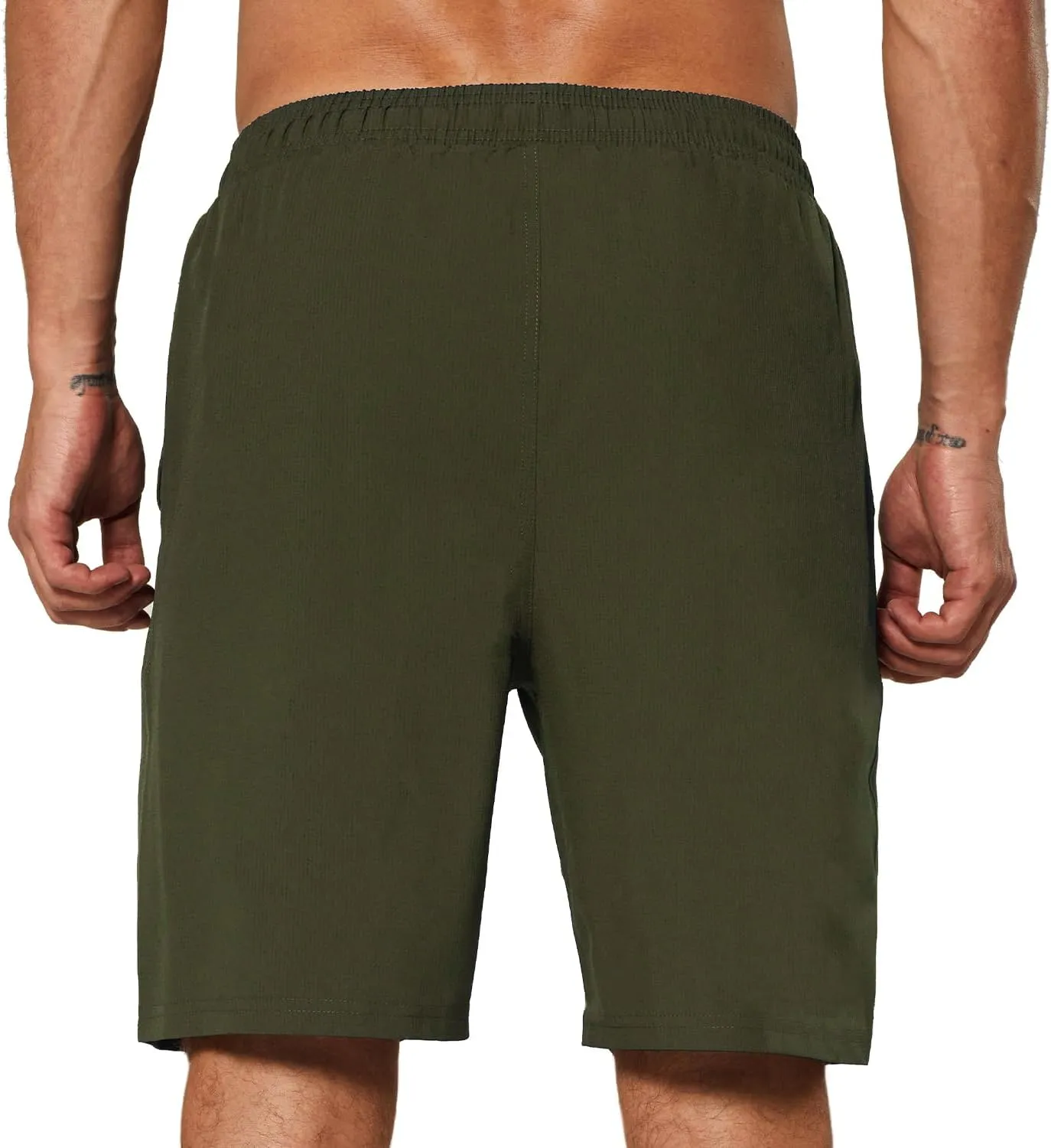 HODOSPORTS Mens Swim Trunks with Compression Liner 9 Inch Quick Dry Swim Shorts with Pockets Swim Suit