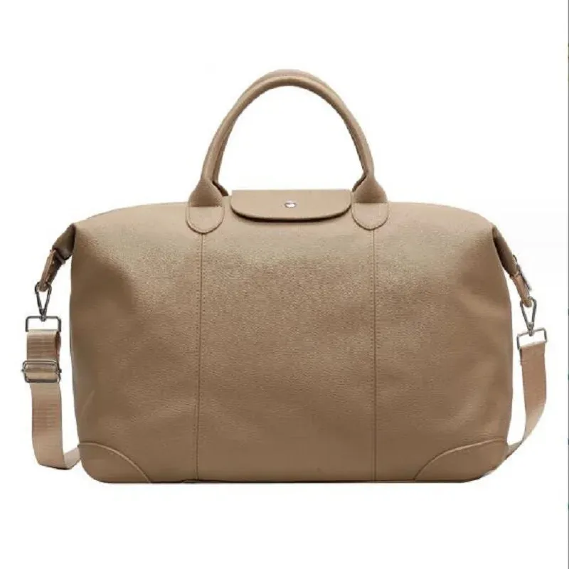Hot Sale New Fashion Men Women High-Quality Soft PU Leather Travel Totes - Large Capacity Casual Shoulder Bag